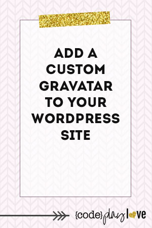 Add a Custom Gravatar